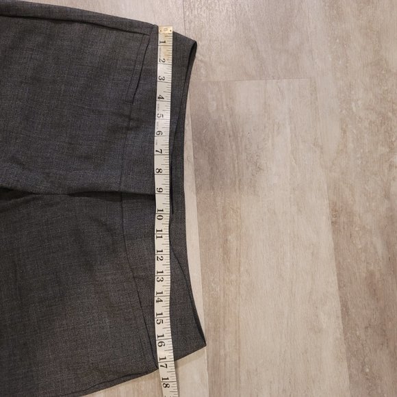 Express Design Studio Editor Womens Gray Wide Leg Bootcut Trousers Pants Size 6 - Picture 4 of 7